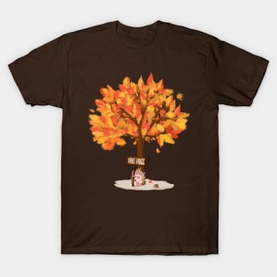 Free Hugs Under The Tree T-Shirt